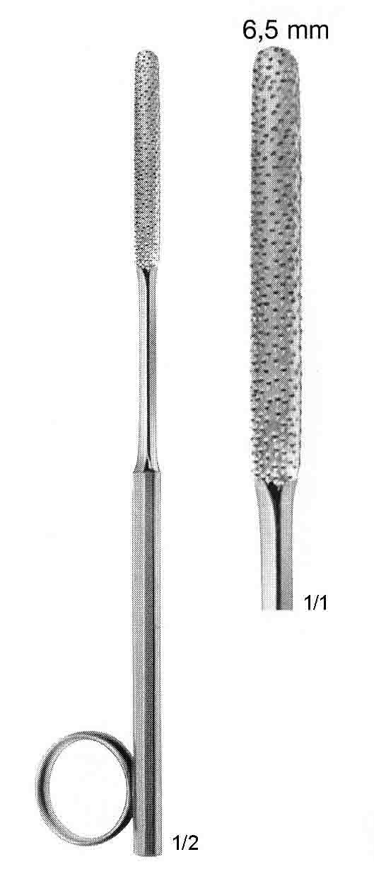 GALLAHER KEMİK RASPASI 6,5MM 19CM